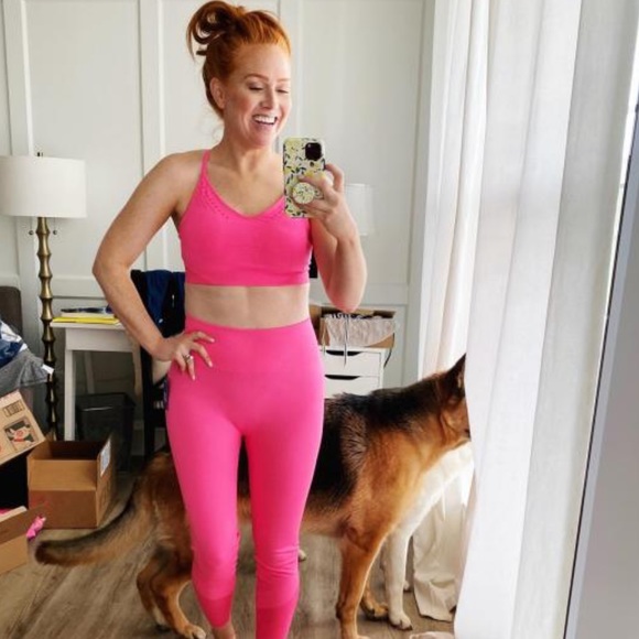 JoyLab Women's Leggings XL High-Rise Seamless 7/8 Black Activewear Workout New - Picture 6 of 10